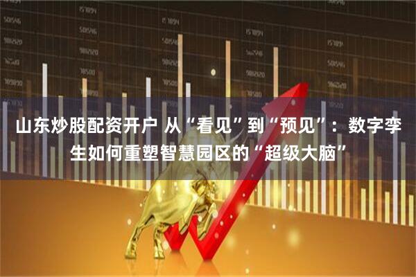 山东炒股配资开户 从“看见”到“预见”：数字孪生如何重塑智慧园区的“超级大脑”